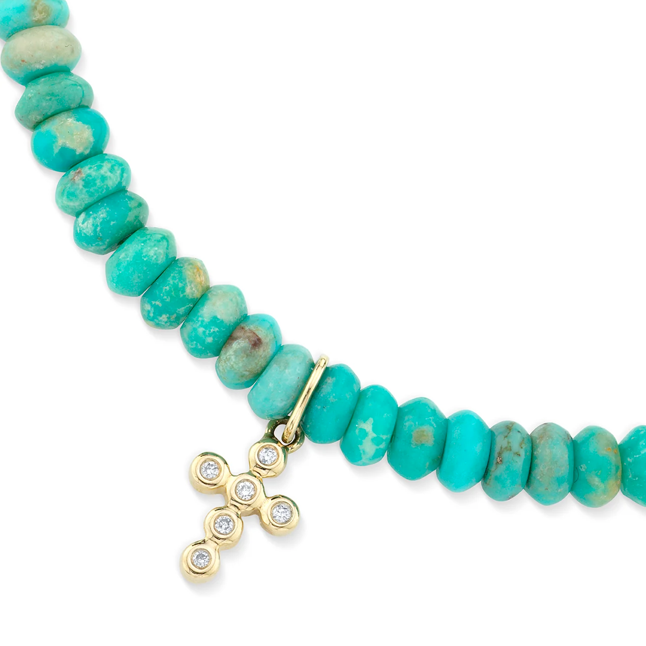 Cross Turquoise Bracelet, Sydney Evan - RSVP Style