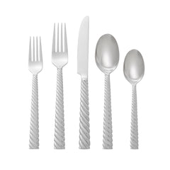 Twist 5 Piece flatware Set - RSVP Style Twist 5 Piece flatware Set - RSVP Style