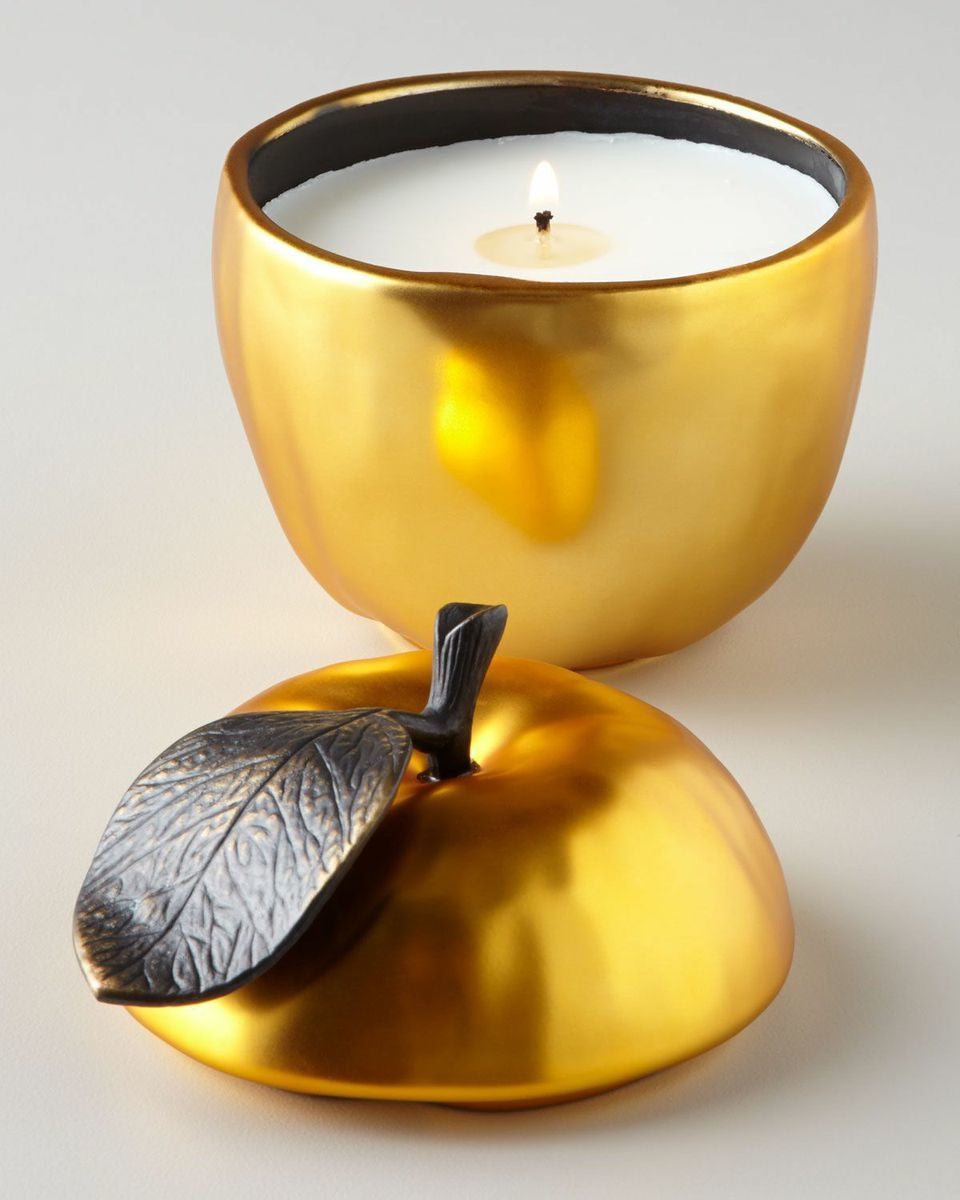 Apple Sculpted Filled Candle - RSVP Style