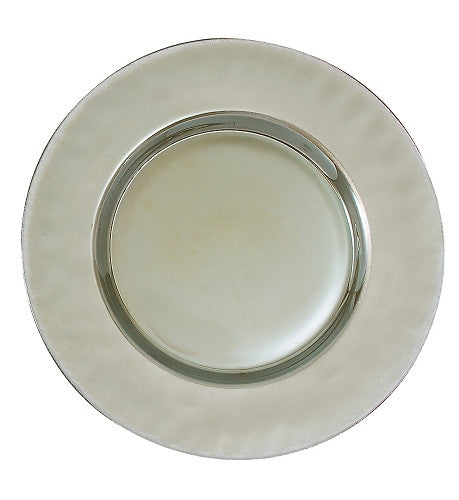 Luster Platinum Charger - RSVP Style Luster Platinum Charger - RSVP Style