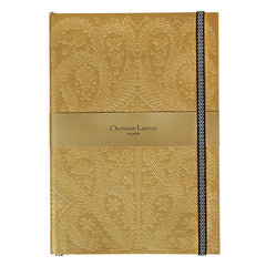 Christian Lacroix Paseo Embossed Gold Notebook - A5 - RSVP Style