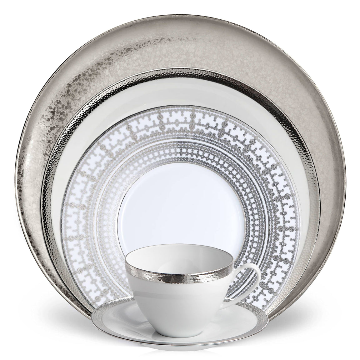 Silver 5-Piece Place Setting - RSVP Style Silver 5-Piece Place Setting - RSVP Style