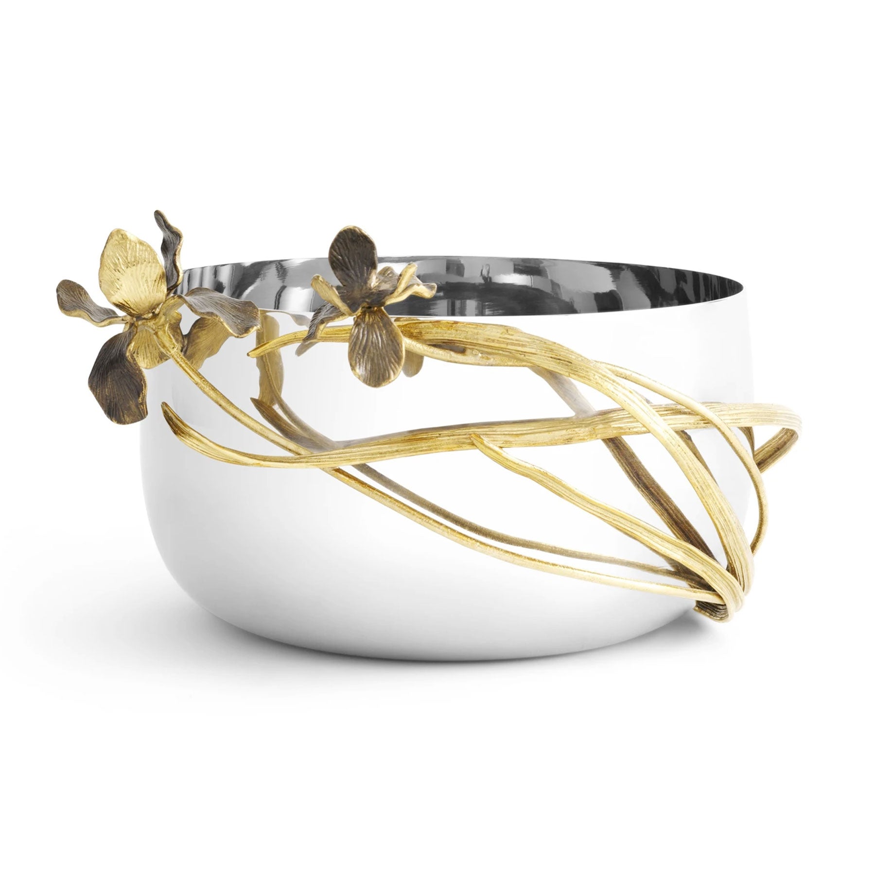 Black Iris Large Bowl - RSVP Style Black Iris Large Bowl - RSVP Style