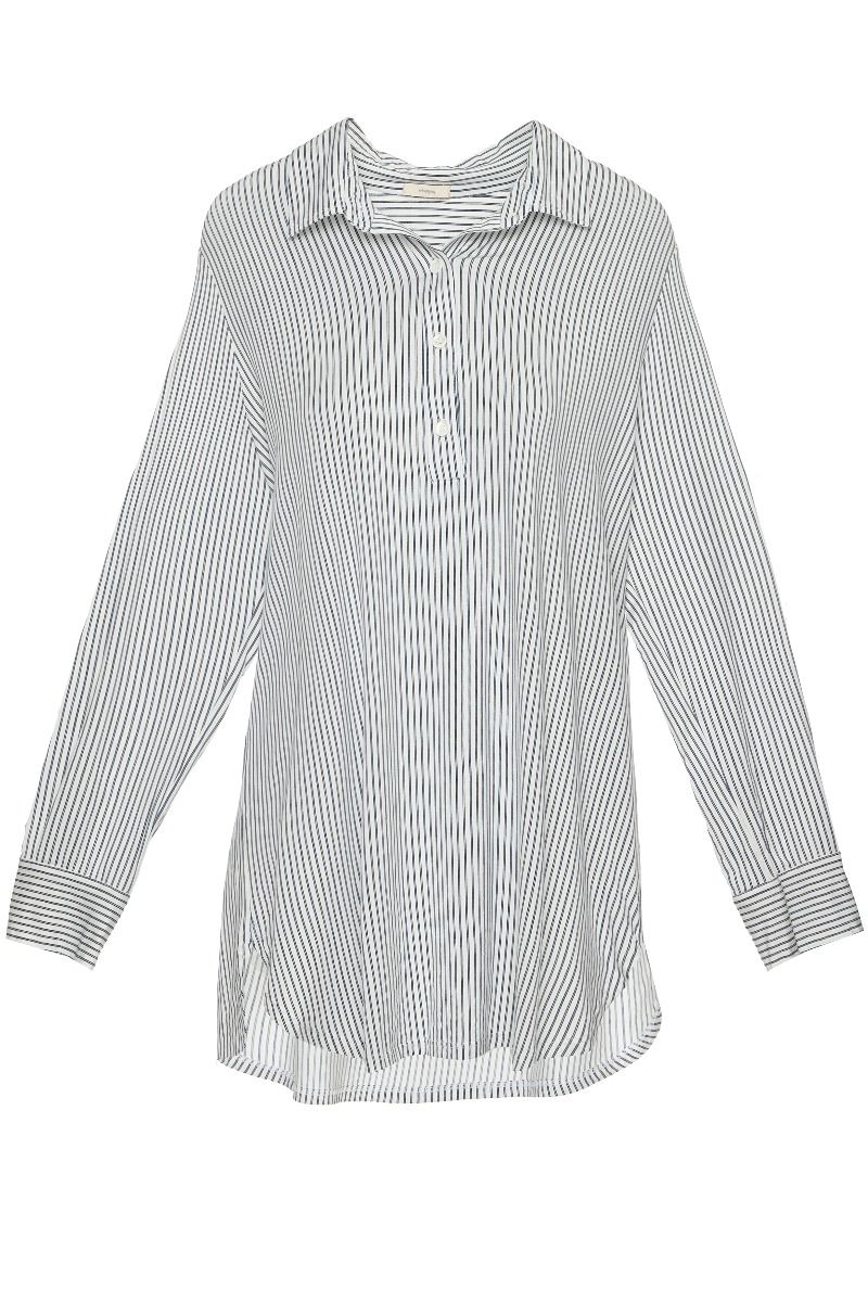 Eberjey Nordic Stripes Boyfriend Sleep Shirt - RSVP Style Eberjey Nordic Stripes Boyfriend Sleep Shirt - RSVP Style