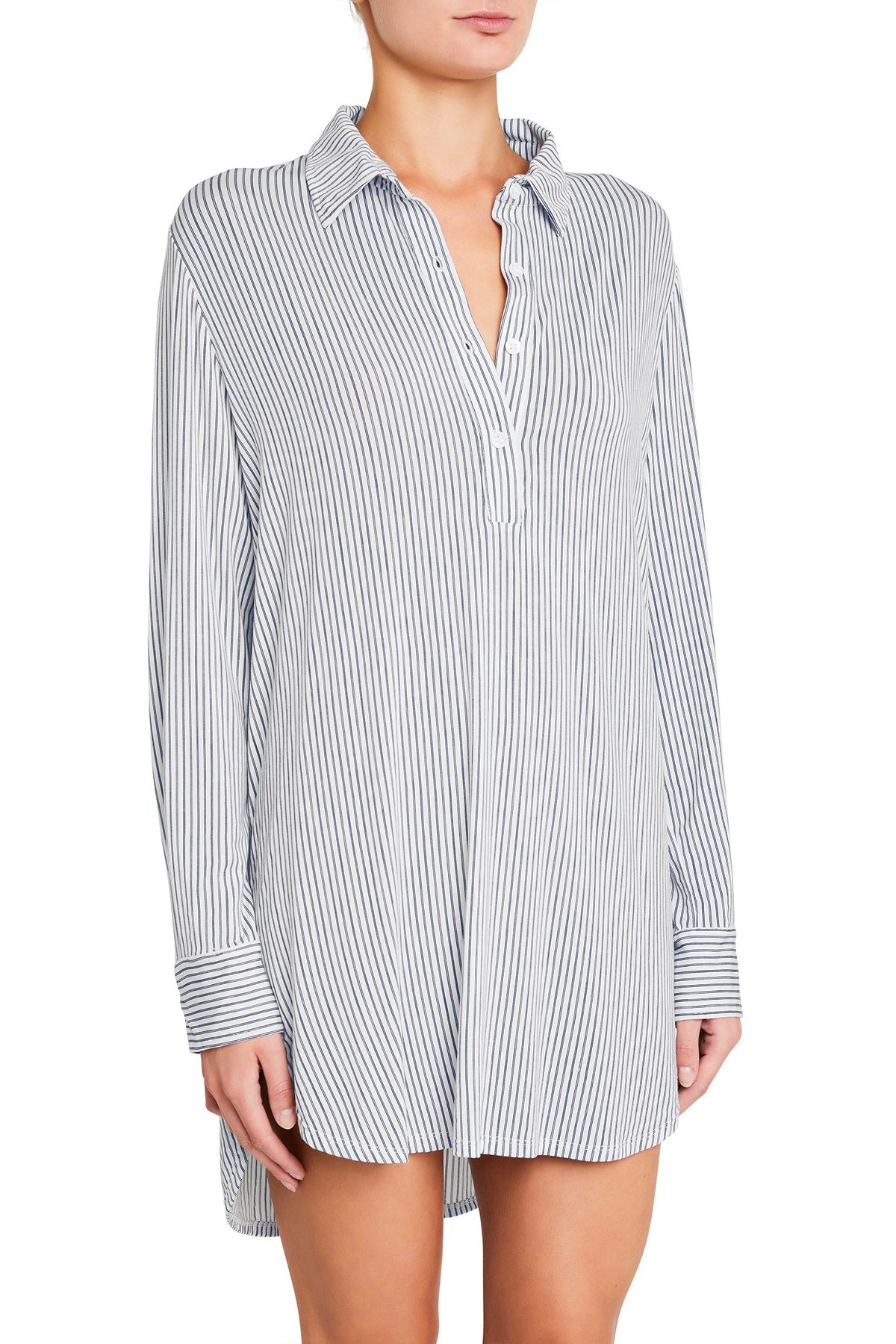 Eberjey Nordic Stripes Boyfriend Sleep Shirt - RSVP Style Eberjey Nordic Stripes Boyfriend Sleep Shirt - RSVP Style
