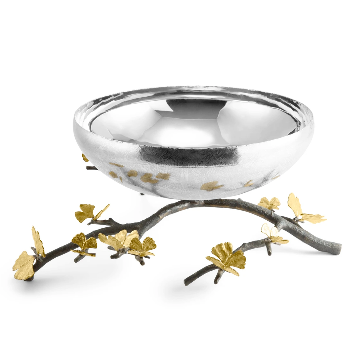 Butterfly Ginkgo Large Centerpiece Bowl, Michael Aram - RSVP Style Butterfly Ginkgo Large Centerpiece Bowl, Michael Aram - RSVP Style