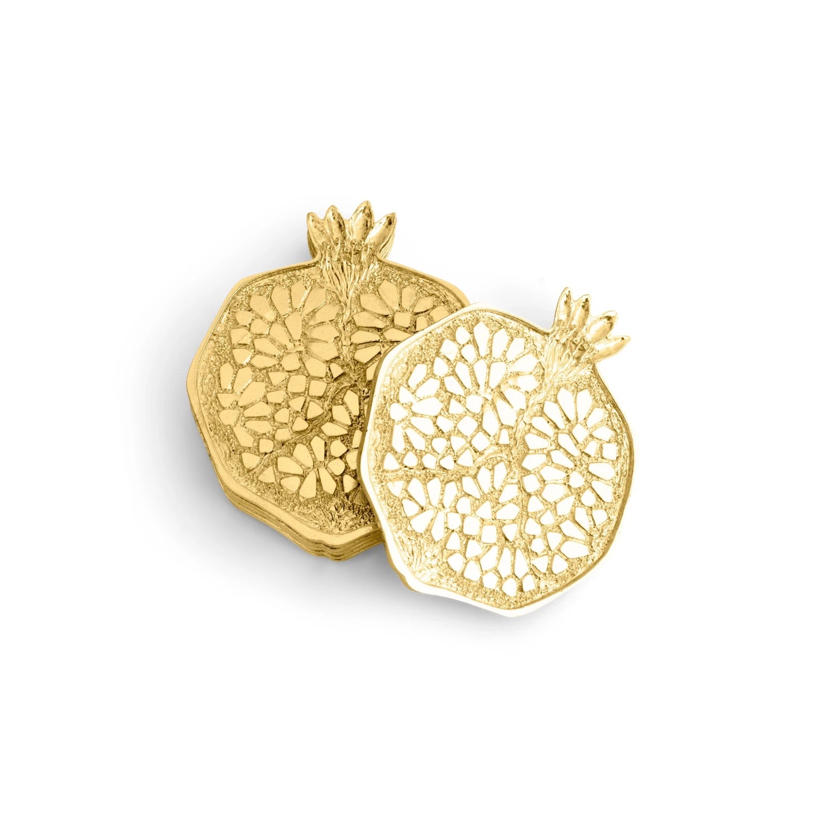 Pomegranate Coaster Set, Michael Aram - RSVP Style Pomegranate Coaster Set, Michael Aram - RSVP Style