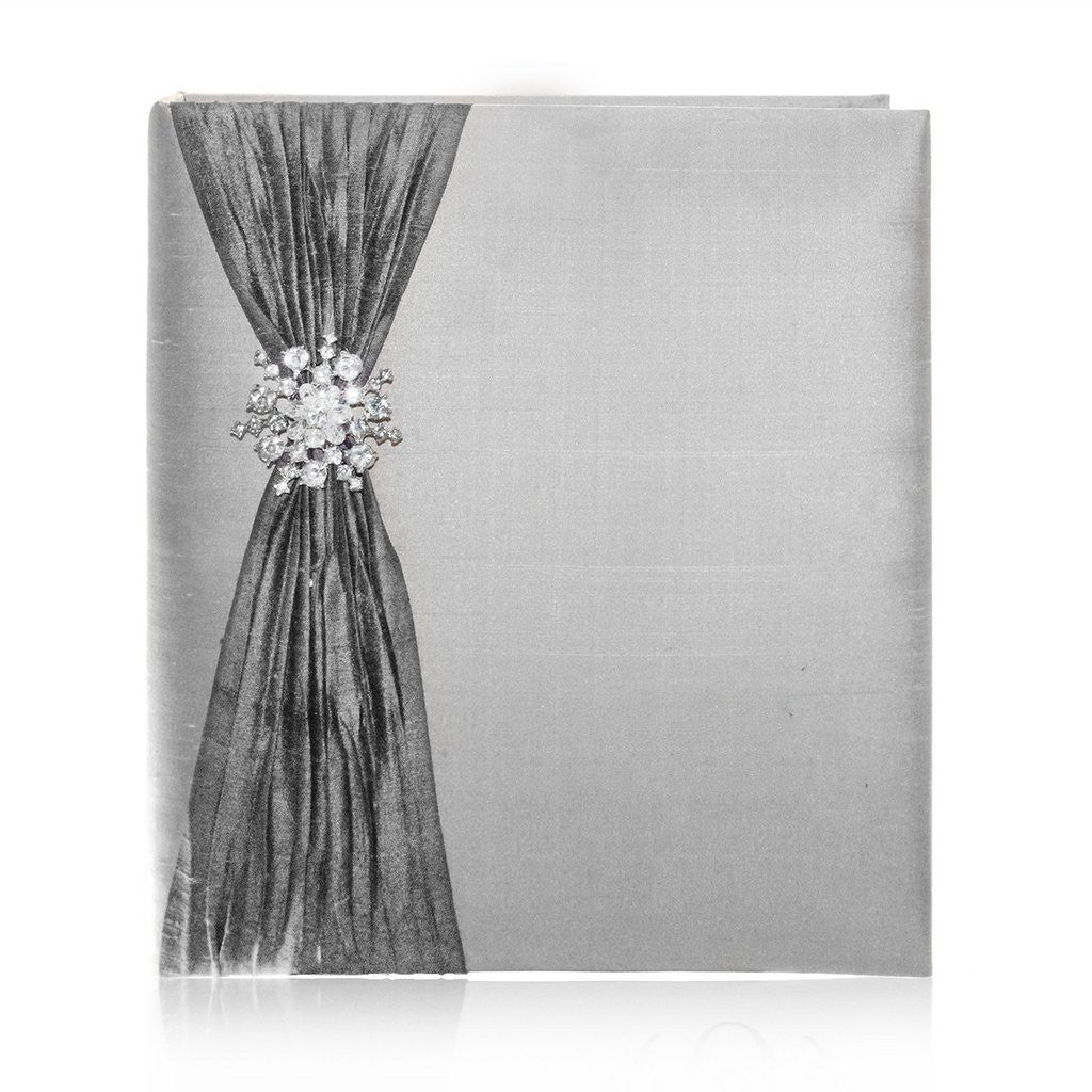 8" x 10" Custom Photo Album Silver - RSVP Style 8" x 10" Custom Photo Album Silver - RSVP Style