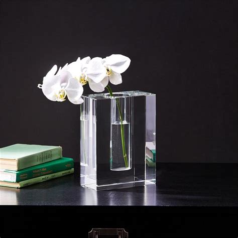 Diamond Crystal Vase - RSVP Style
