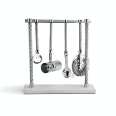 Twist Bar Tool Set with Stand, Michael Aram - RSVP Style Twist Bar Tool Set with Stand, Michael Aram - RSVP Style