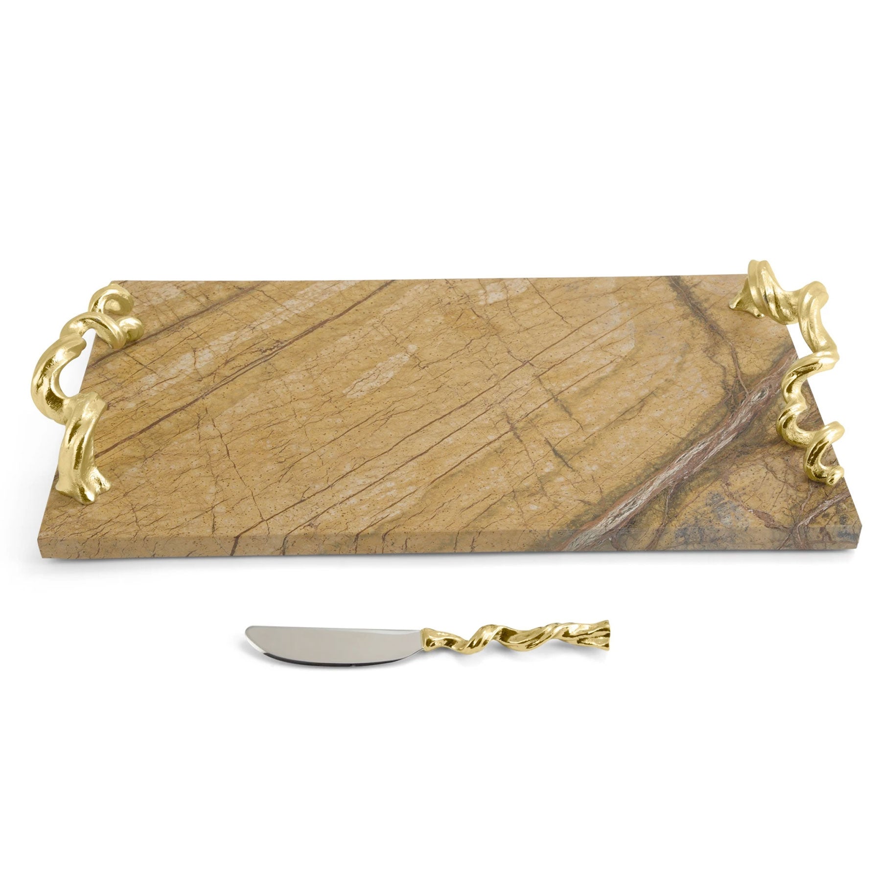 Vine Extra Large Cheese Board with Knife - RSVP Style Vine Extra Large Cheese Board with Knife - RSVP Style