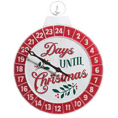 24 Days 'Till Christmas Wall Ornament, RAZ IMPORTS - RSVP Style