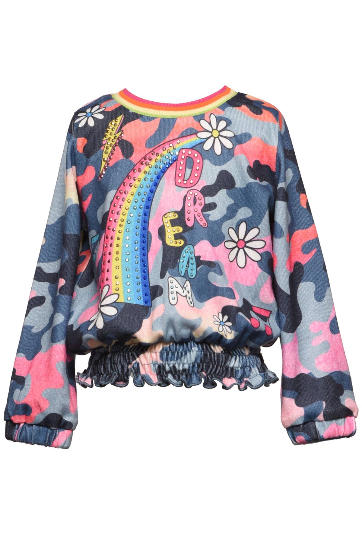 Rainbow Camo Dream Print Lounge Set, Hannah Banana - RSVP Style