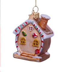 Gingerbread House Glass Ornament, VONDELS - RSVP Style