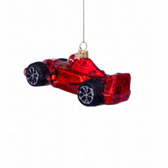 Red Racing Car Ornament, VONDELS - RSVP Style