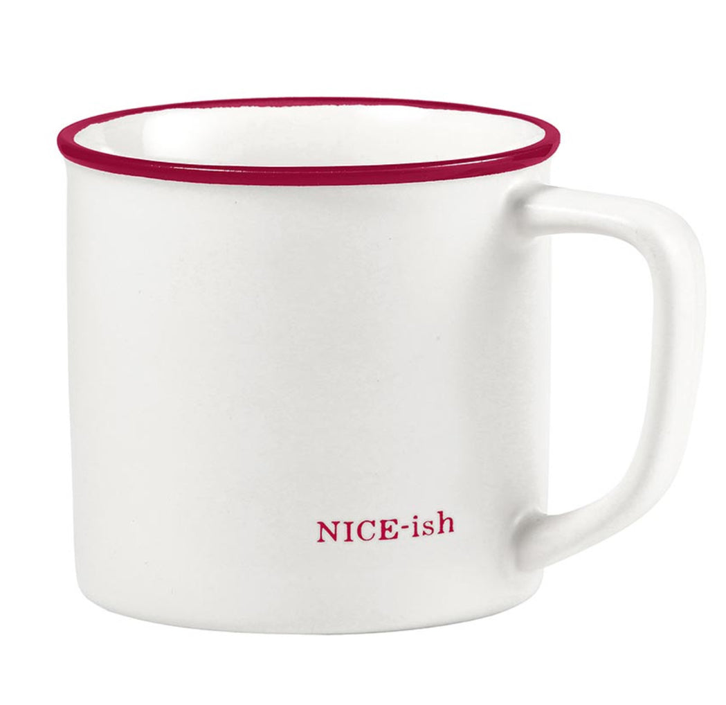 Face to Face Coffee Mug - NICEish, RSVP Style - RSVP Style