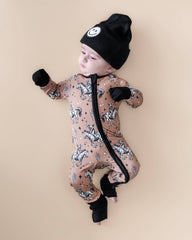 Bamboo Western Baby Zip Romper | Desert Cowboy, Lucky Panda Kids - RSVP Style