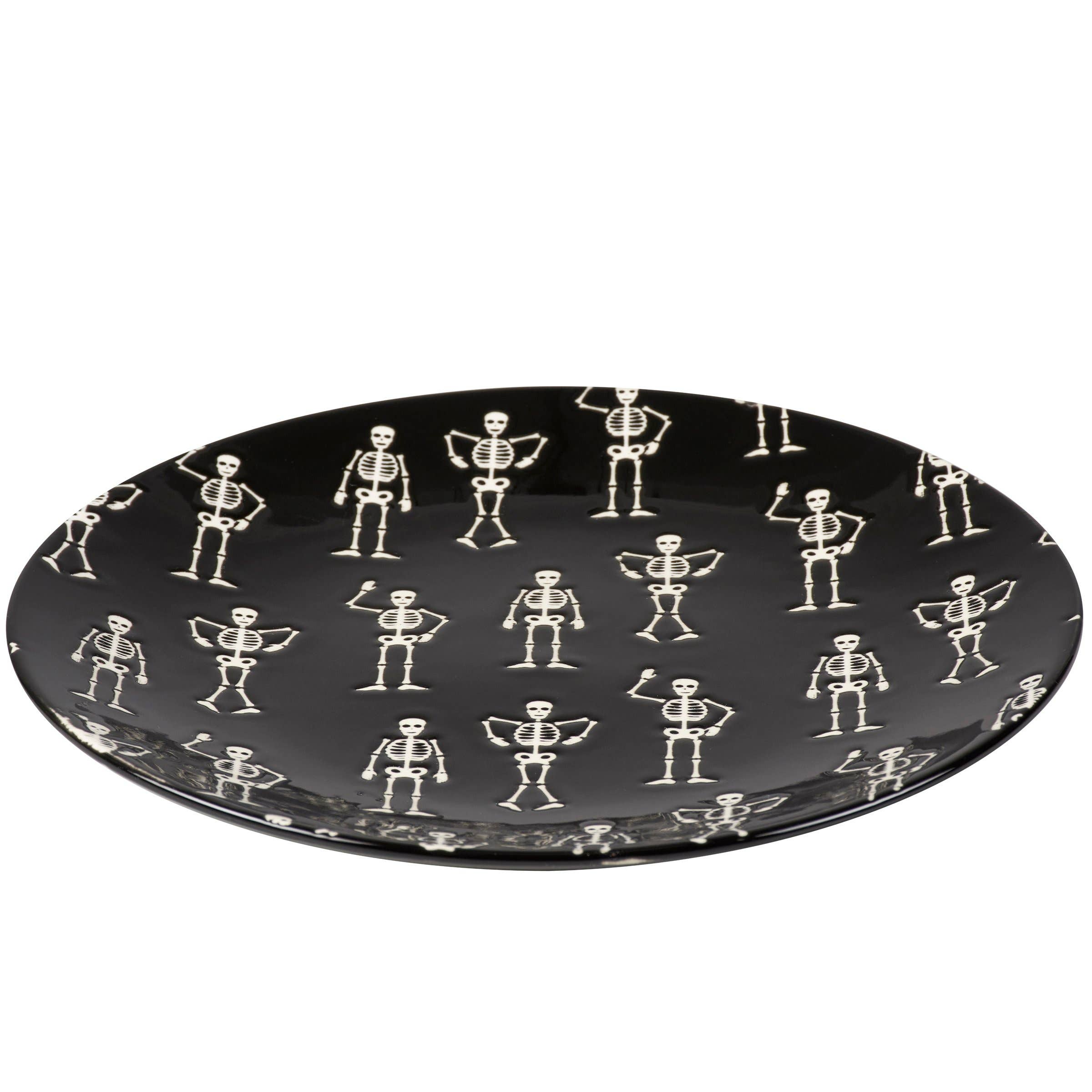 Skeletons Salad Plate, Primitives by Kathy - RSVP Style