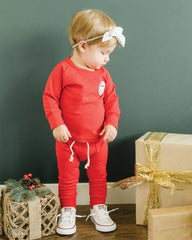 Smiley Red Lounge Set, Lucky Panda Kids - RSVP Style