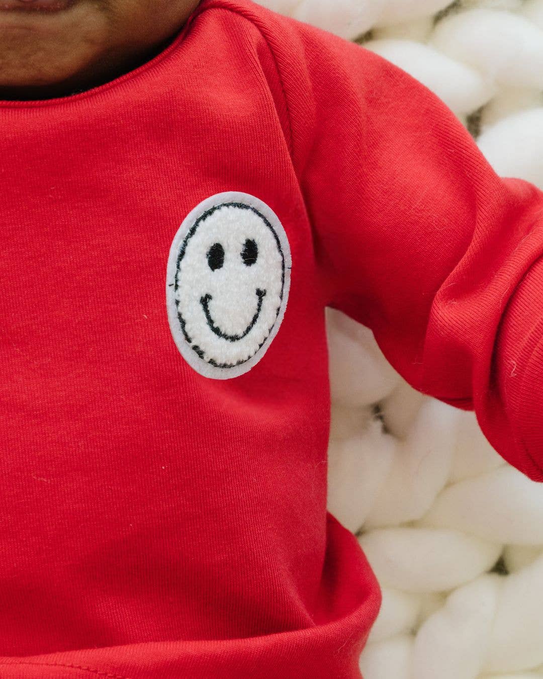Smiley Red Lounge Set, Lucky Panda Kids - RSVP Style