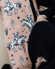 Bamboo Western Baby Zip Romper | Desert Cowboy, Lucky Panda Kids - RSVP Style