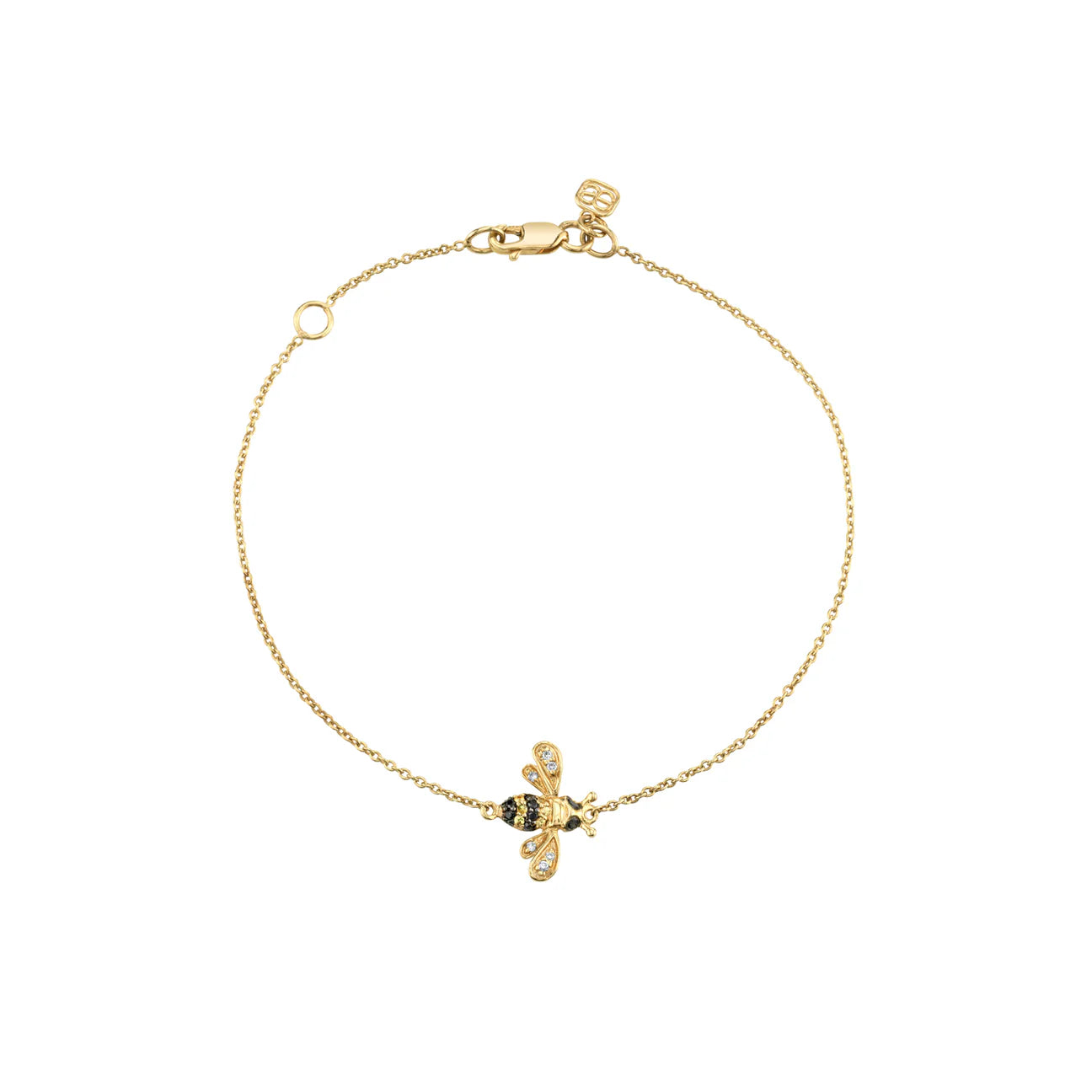 Bee Gold & Diamond Chain Bracelet, Sydney Evan - RSVP Style
