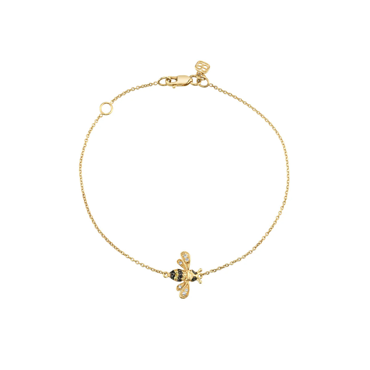 Bee Gold & Diamond Chain Bracelet, Sydney Evan - RSVP Style