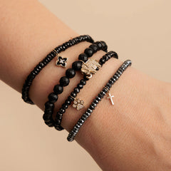 Cross Hematite Bracelet, Sydney Evan - RSVP Style