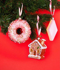 Gingerbread House Glass Ornament, VONDELS - RSVP Style