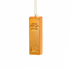 Gold Bar Ornament, VONDELS - RSVP Style