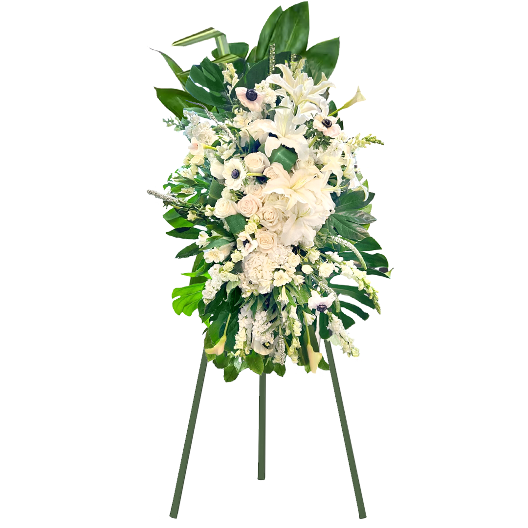 At Peace Standing Spray, Stems at the Palatine - RSVP Style