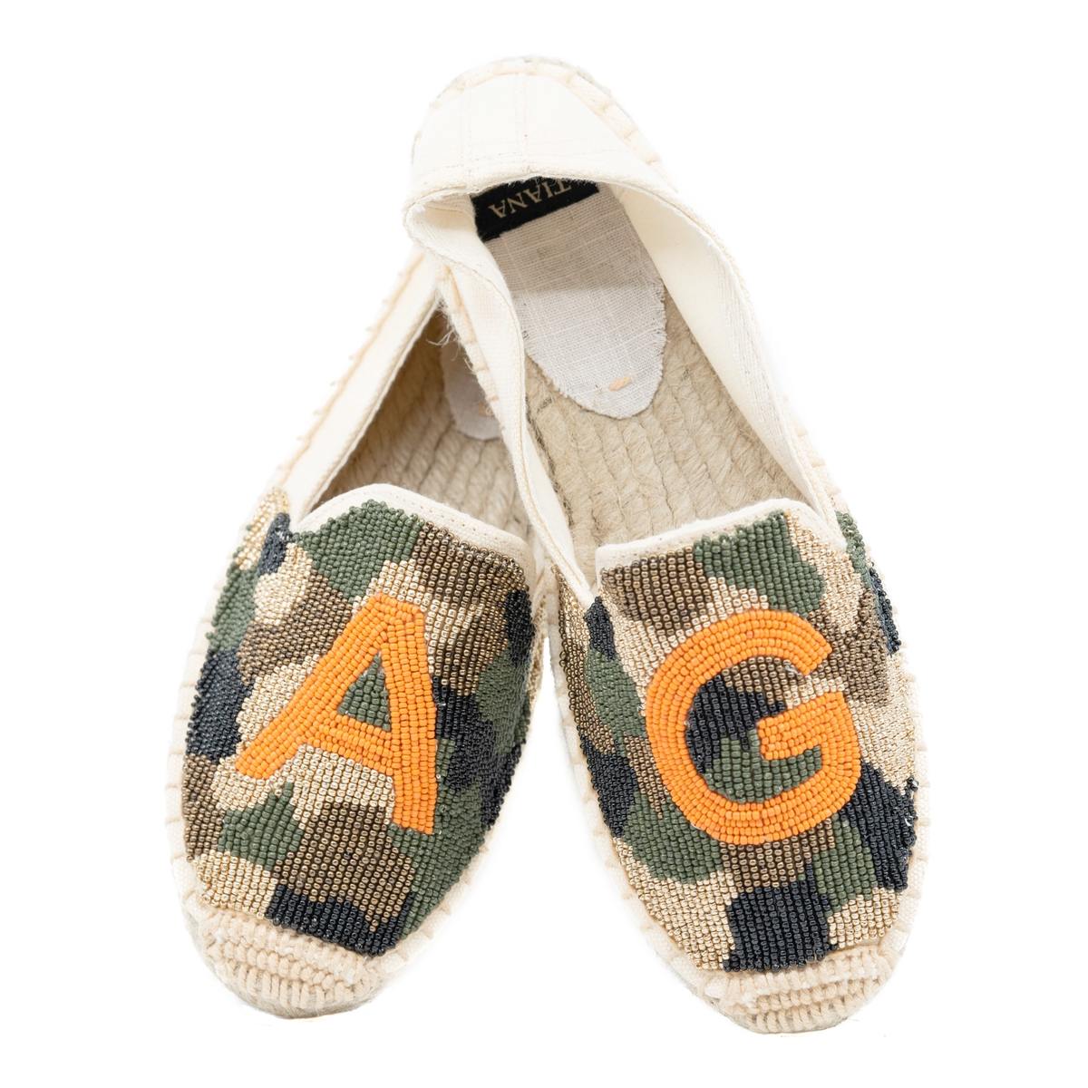 Monogram Beaded Espadrilles