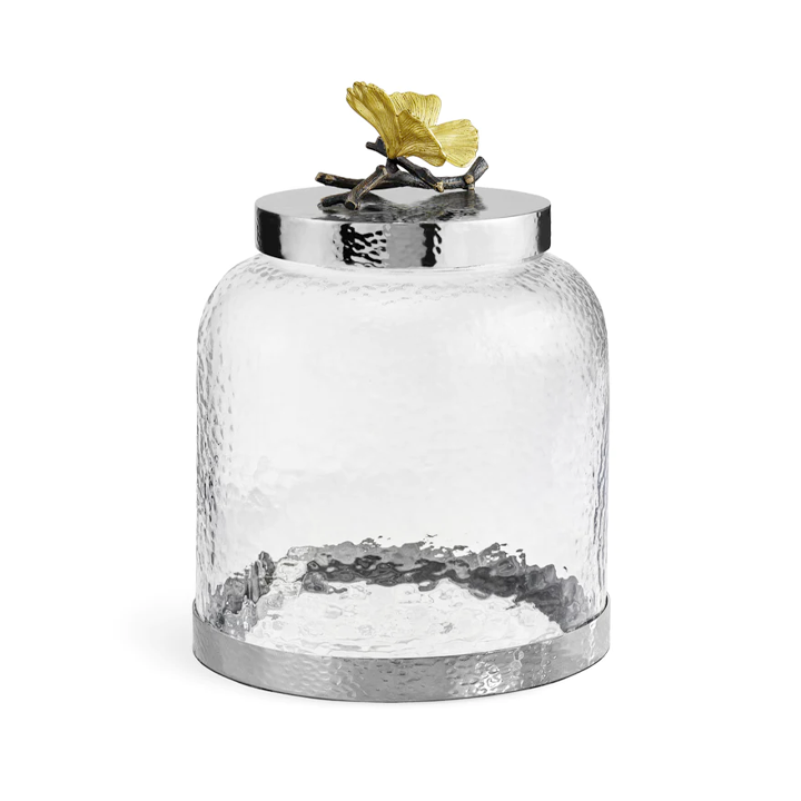 Butterfly Ginkgo Cookie Jar, MICHAEL ARAM - RSVP Style