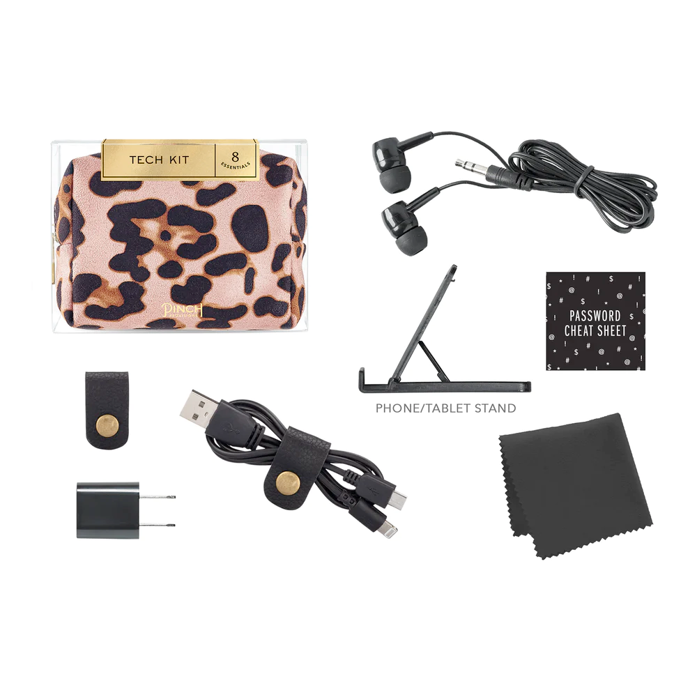 Tech Kit—Blush Leopard, PiNCH PROVISIONS - RSVP Style