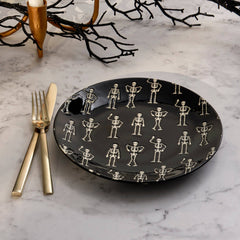 Skeletons Salad Plate, Primitives by Kathy - RSVP Style