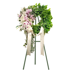 Circle of Life Standing Wreath, Stems at the Palatine - RSVP Style
