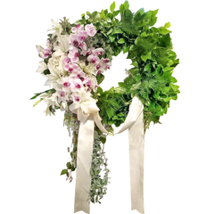 Circle of Life Standing Wreath, Stems at the Palatine - RSVP Style