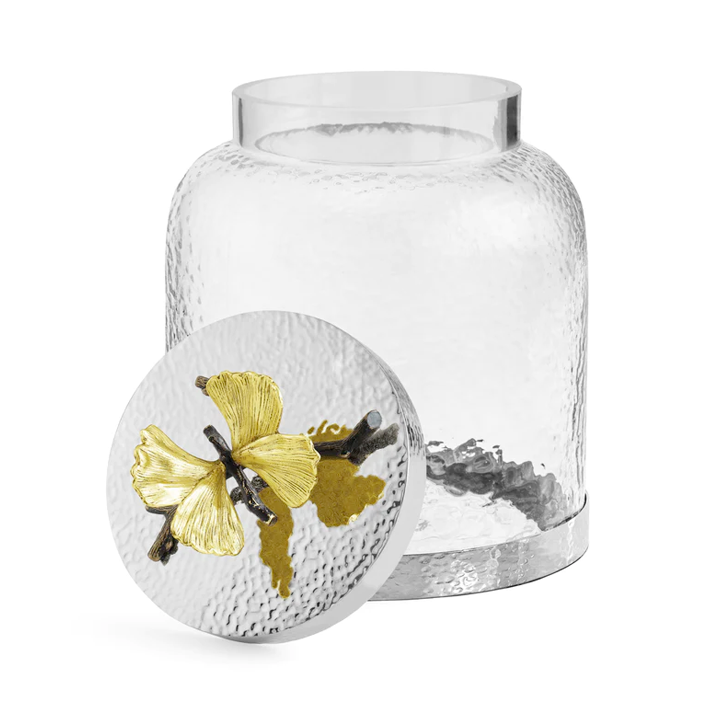 Butterfly Ginkgo Cookie Jar, MICHAEL ARAM - RSVP Style