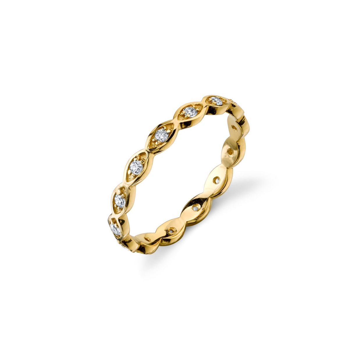 Evil Eye Gold & Diamond Eternity Band, Sydney Evan - RSVP Style