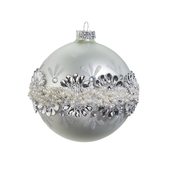 Jeweled Ball Ornament