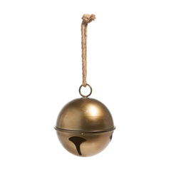 Antique Gold Jumbo Jingle Bell Ornament