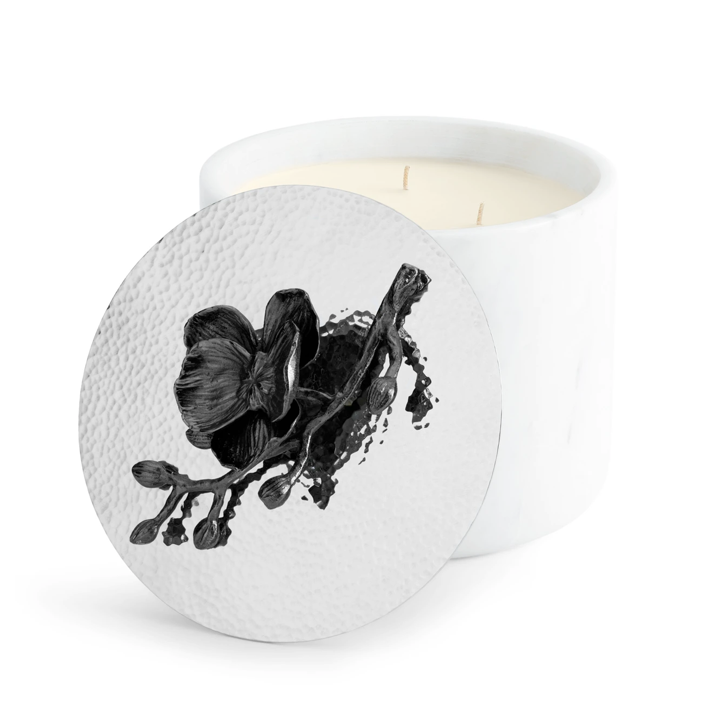 Black Orchid Marble Candle, Michael Aram - RSVP Style