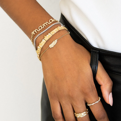 Mama Gold & Diamond Bracelet, Sydney Evan - RSVP Style