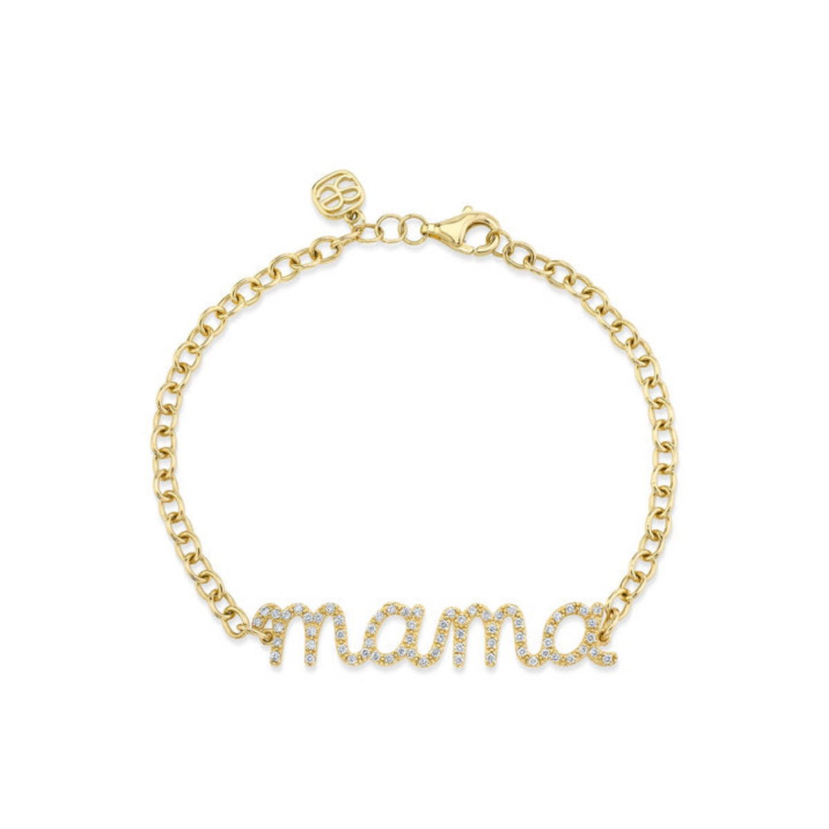 Mama Gold & Diamond Bracelet, Sydney Evan - RSVP Style