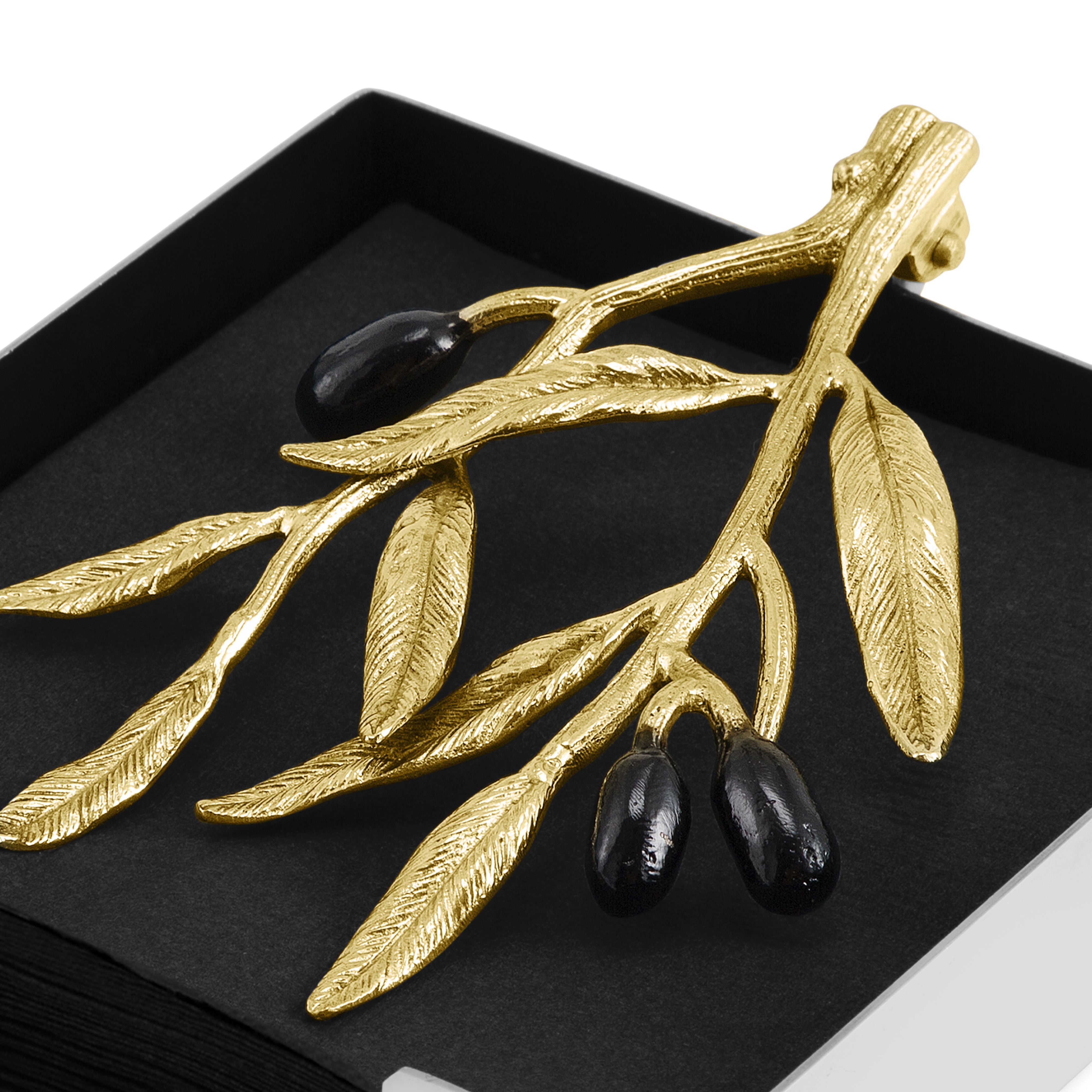 Olive Branch Cocktail Napkin Holder, MICHAEL ARAM - RSVP Style