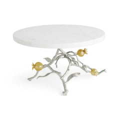 Pomegranate Silver & Gold Cake Stand, Michael Aram - RSVP Style