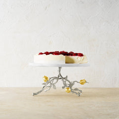 Pomegranate Silver & Gold Cake Stand, Michael Aram - RSVP Style