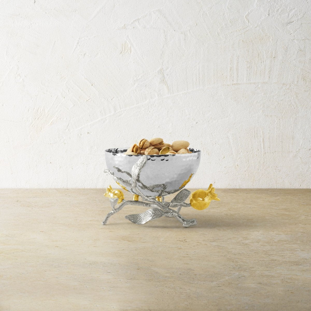 Pomegranate Silver & Gold Nut Bowl, Michael Aram - RSVP Style