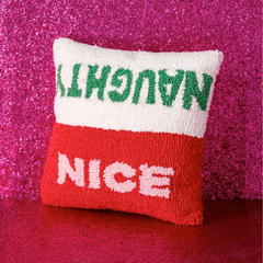 Naughty or Nice Pillow