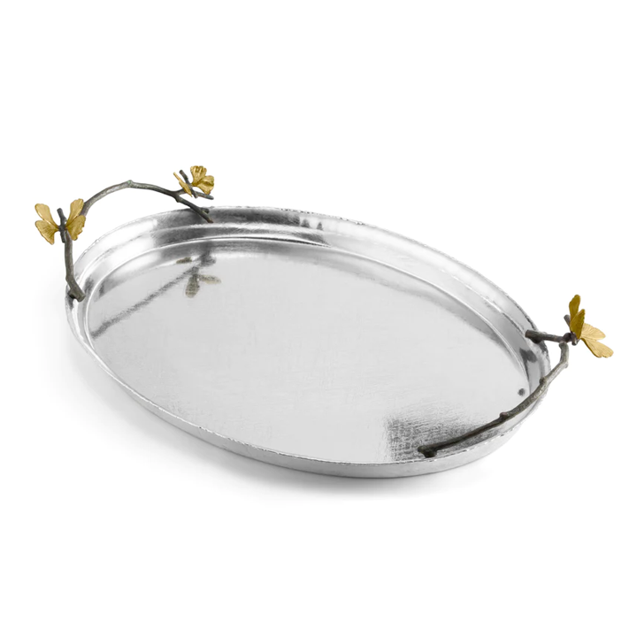 Butterfly Ginkgo Oval Tray, Michael Aram - RSVP Style